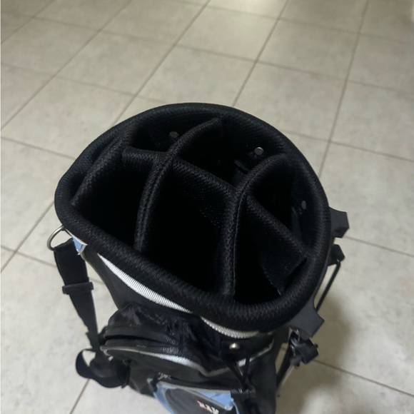 Ram Golf Stand Bag with club dividers and shoulder strap .in navy blue - Picture 3 of 4